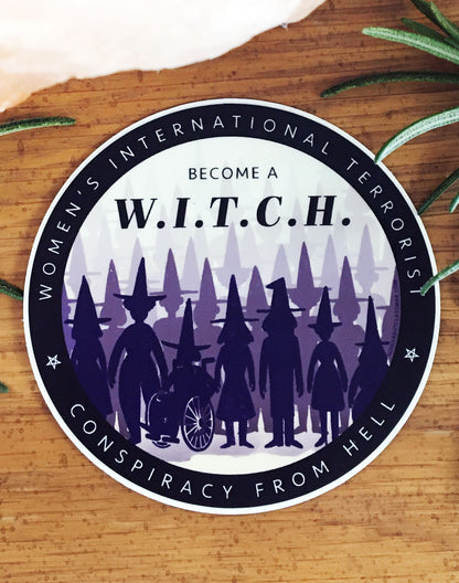 WITCH sticker